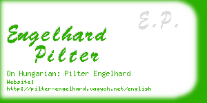 engelhard pilter business card